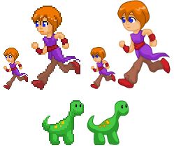Dinosaur Pixel Sprites