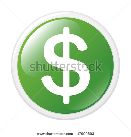 Dollar Sign Button Icon