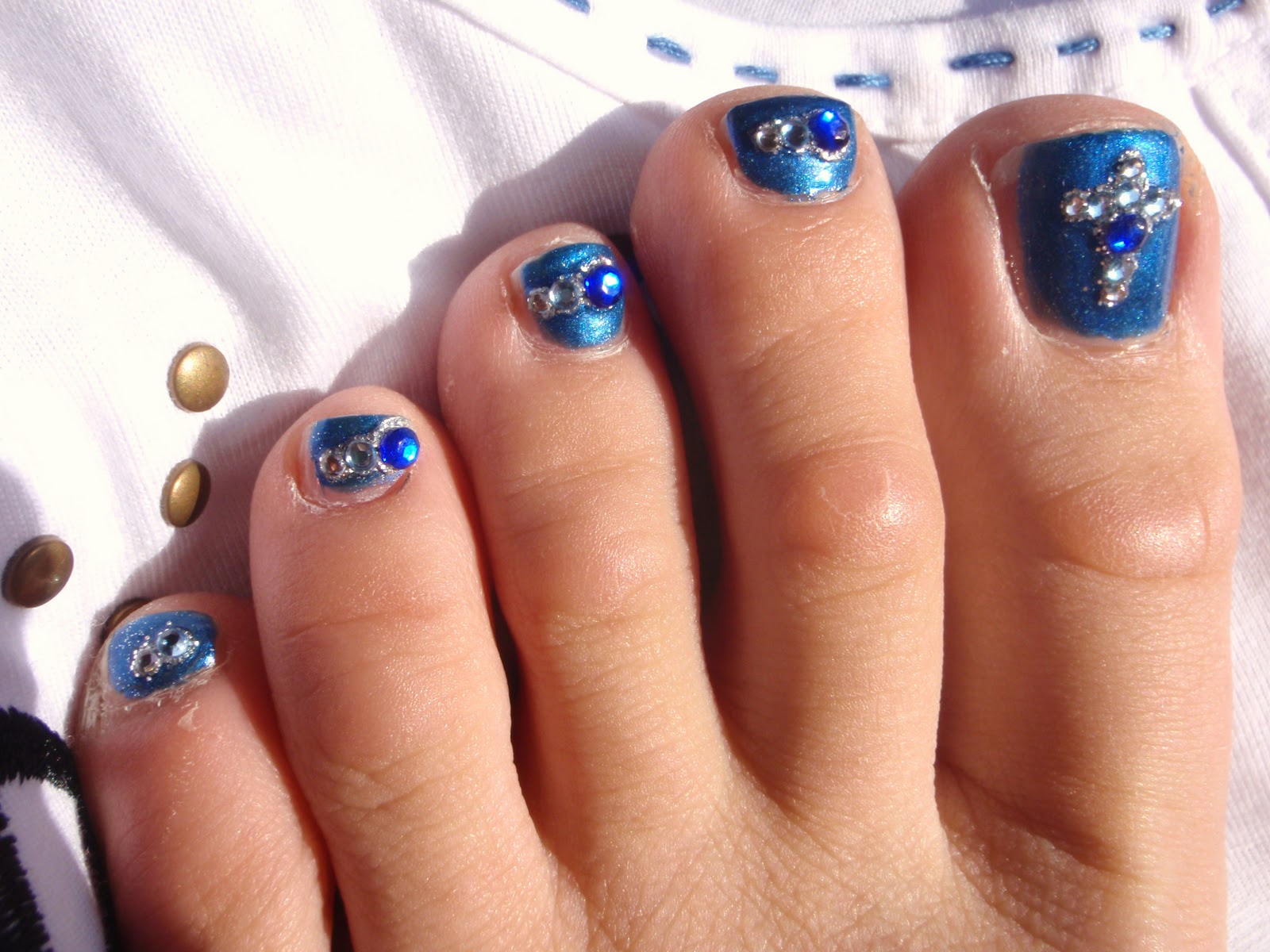 14 Easy Toe Nail Art Designs Images