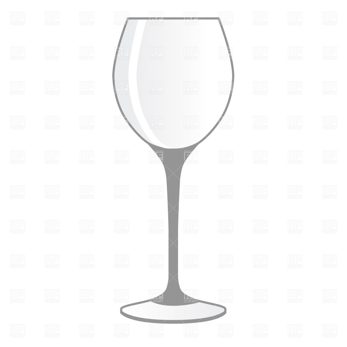 Empty Wine Glass Clip Art