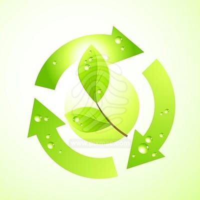 Environmental Green Symbols