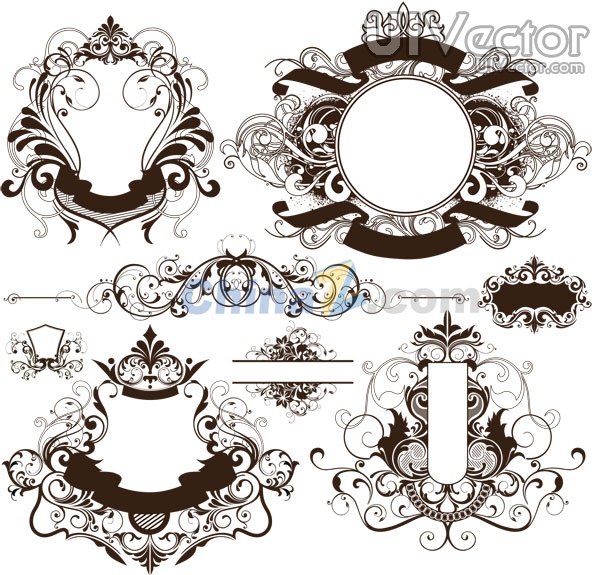 European Border Pattern Vector