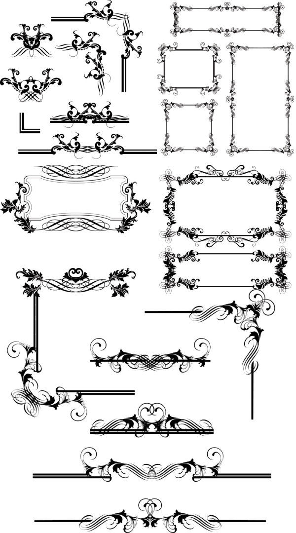 European Border Pattern Vector