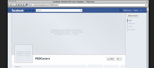 Facebook Cover Blank Template Facebook Cover Blank Template