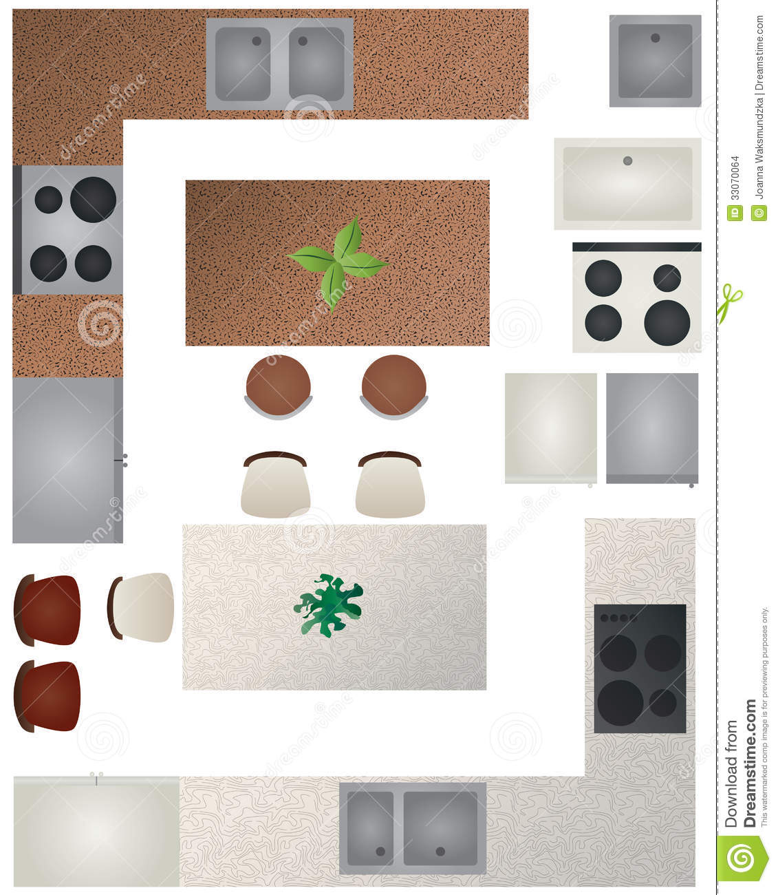 Floor Plan Furniture Clip Art