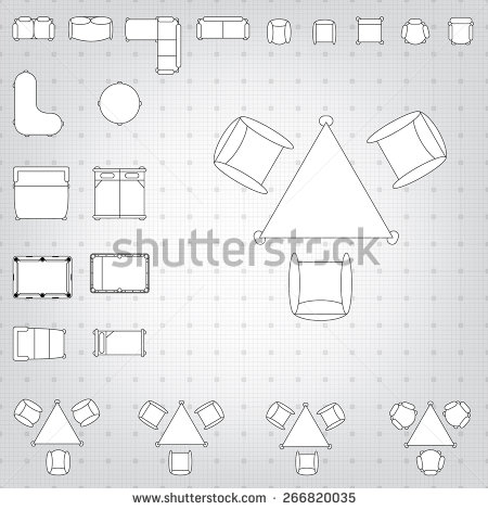 Floor Plan Furniture Icons