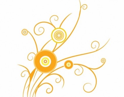 Floral Swirl Design Floral Swirl Design