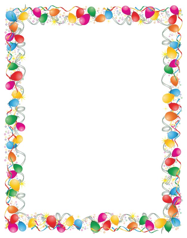 Free Celebration Border Design