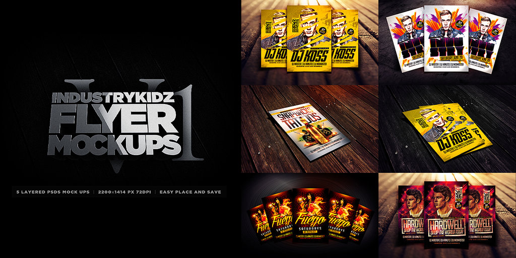 Free Flyer Mock Up Psd