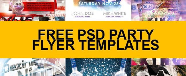 Free Party Flyer Templates Downloads