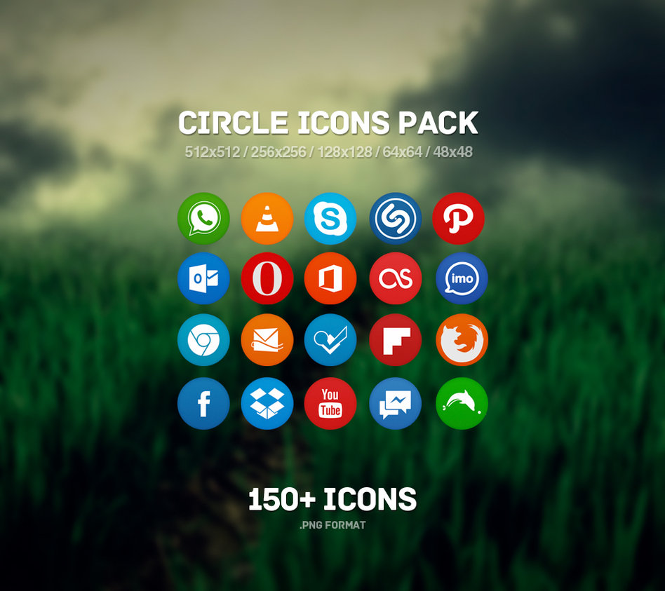 Free Social Media Icons Circle