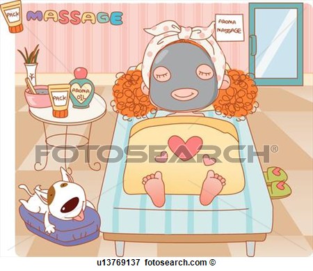 Free Spa Girl Clip Art