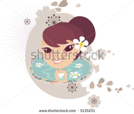 Free Spa Girl Clip Art