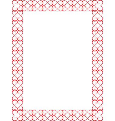 Free Valentine Vector Border