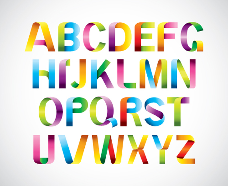 16 Fonts Alphabet Free SVG Images