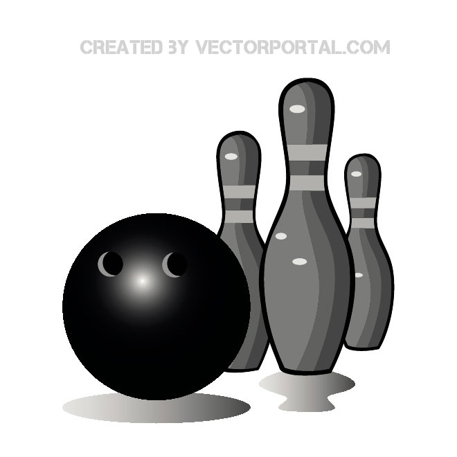 Free Vector Bowling Graphics