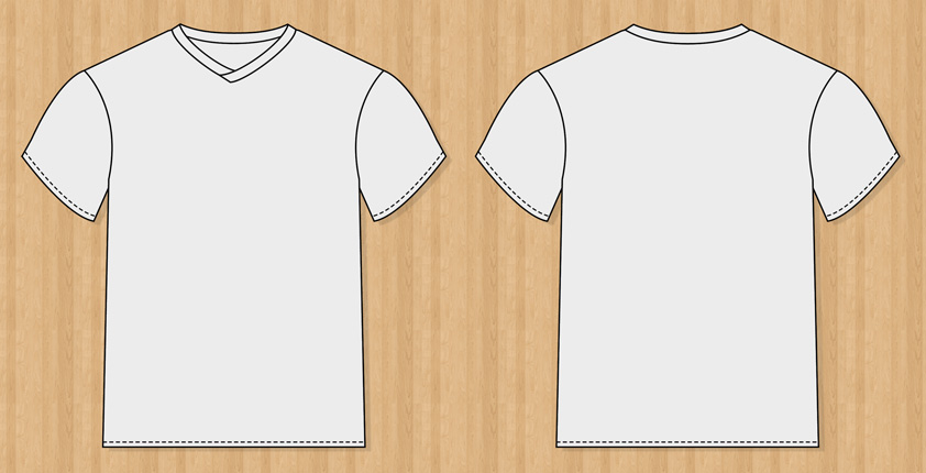 Free Vector Shirt Template