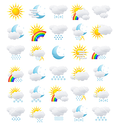 Free Vector Weather Icons