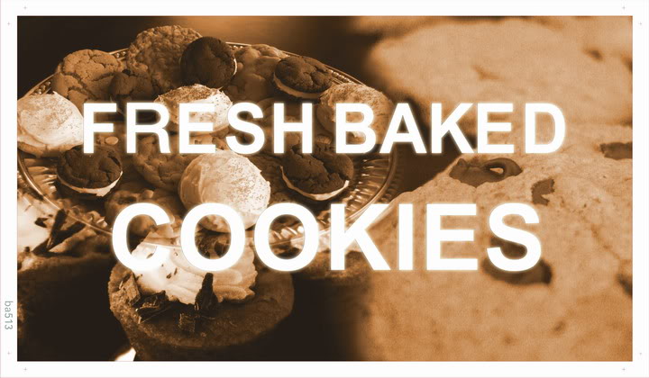 Fresh-Baked Cookies Sign