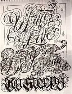 Gangster Tattoo Lettering Book