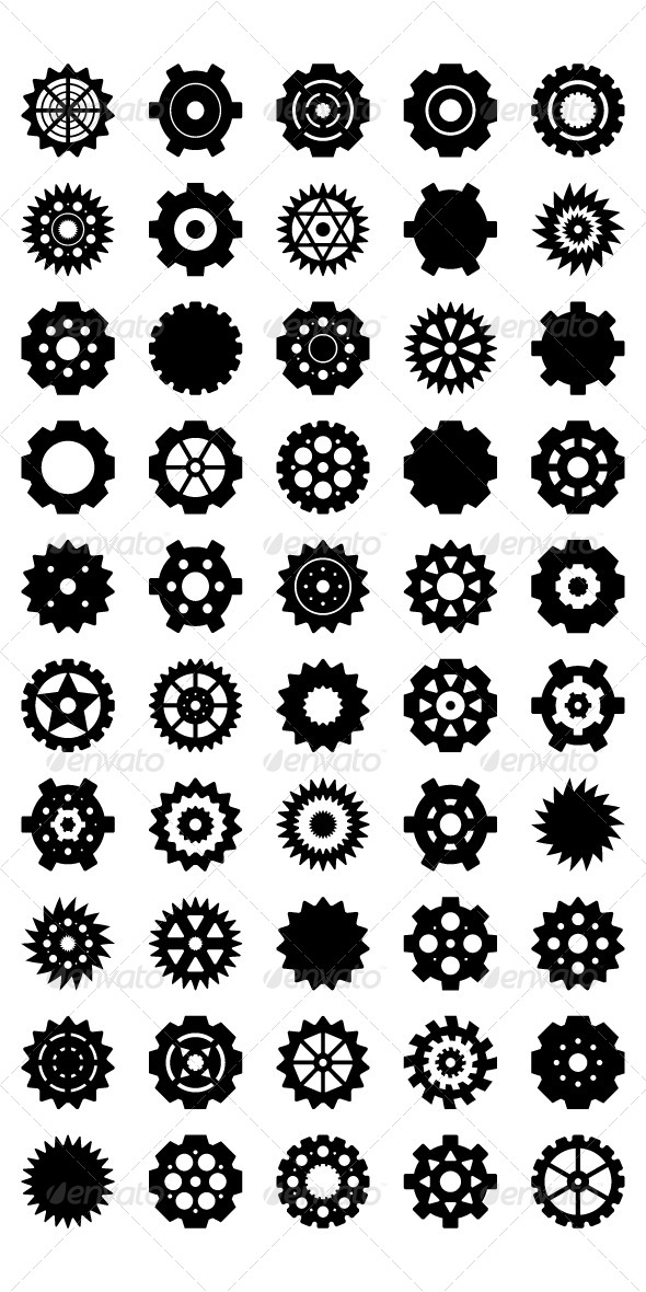 11 Gear Vector Circle Images