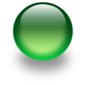 Green Glass Ball Transparent PNG