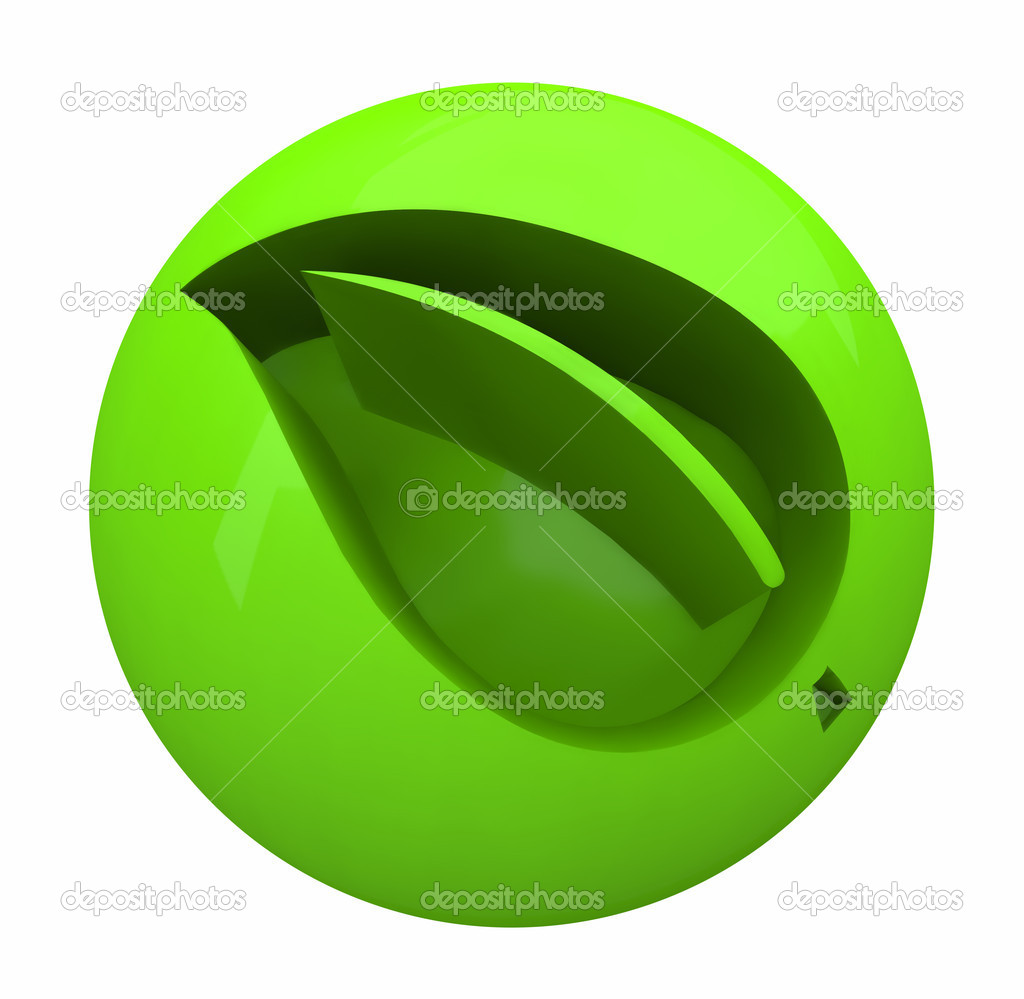 Green Leaf Icon