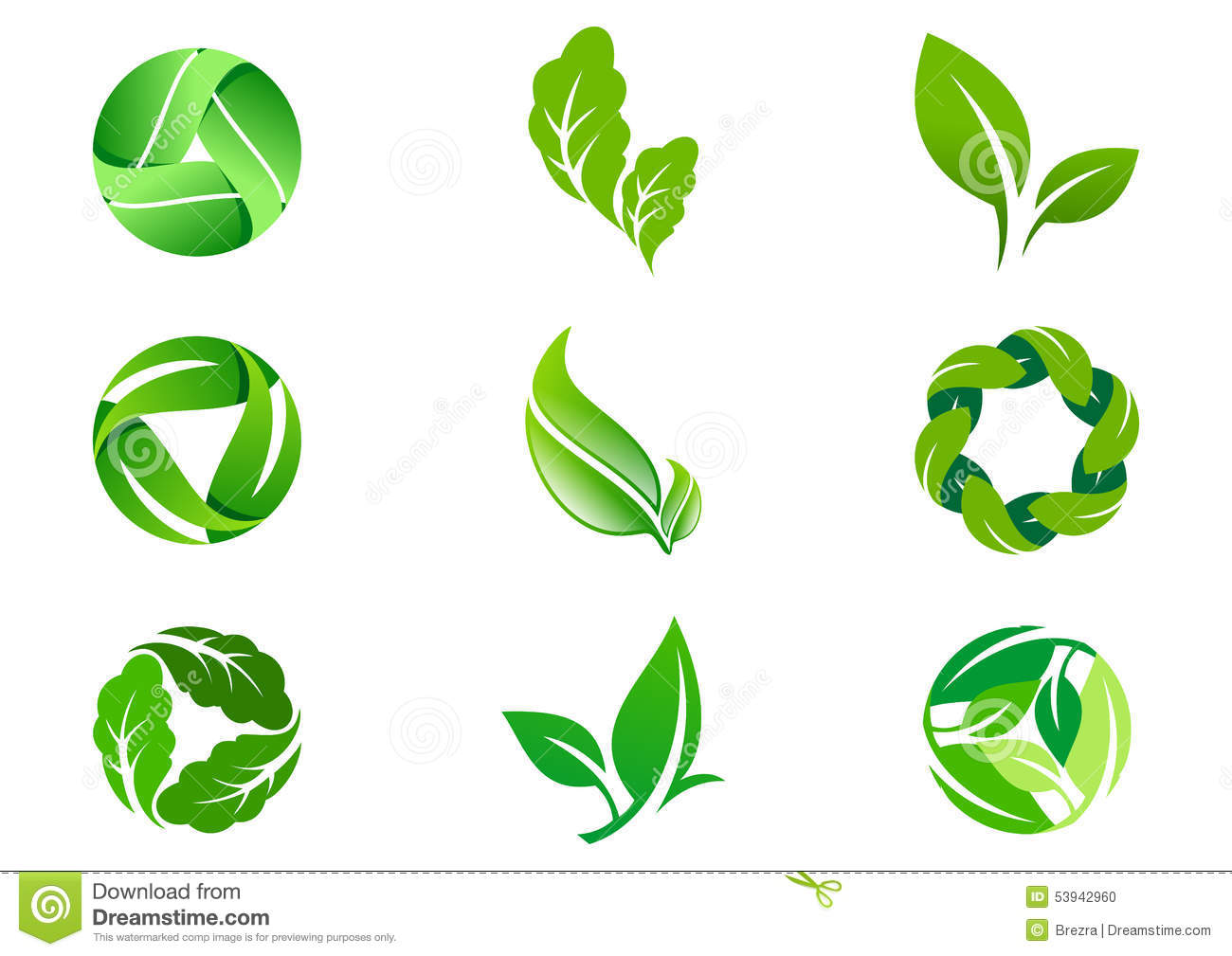 Green Leaf Logo Design