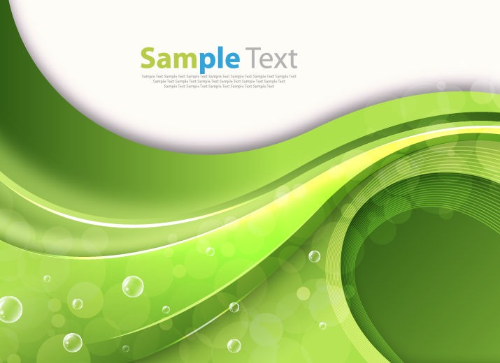 Green Wave Vector Graphics