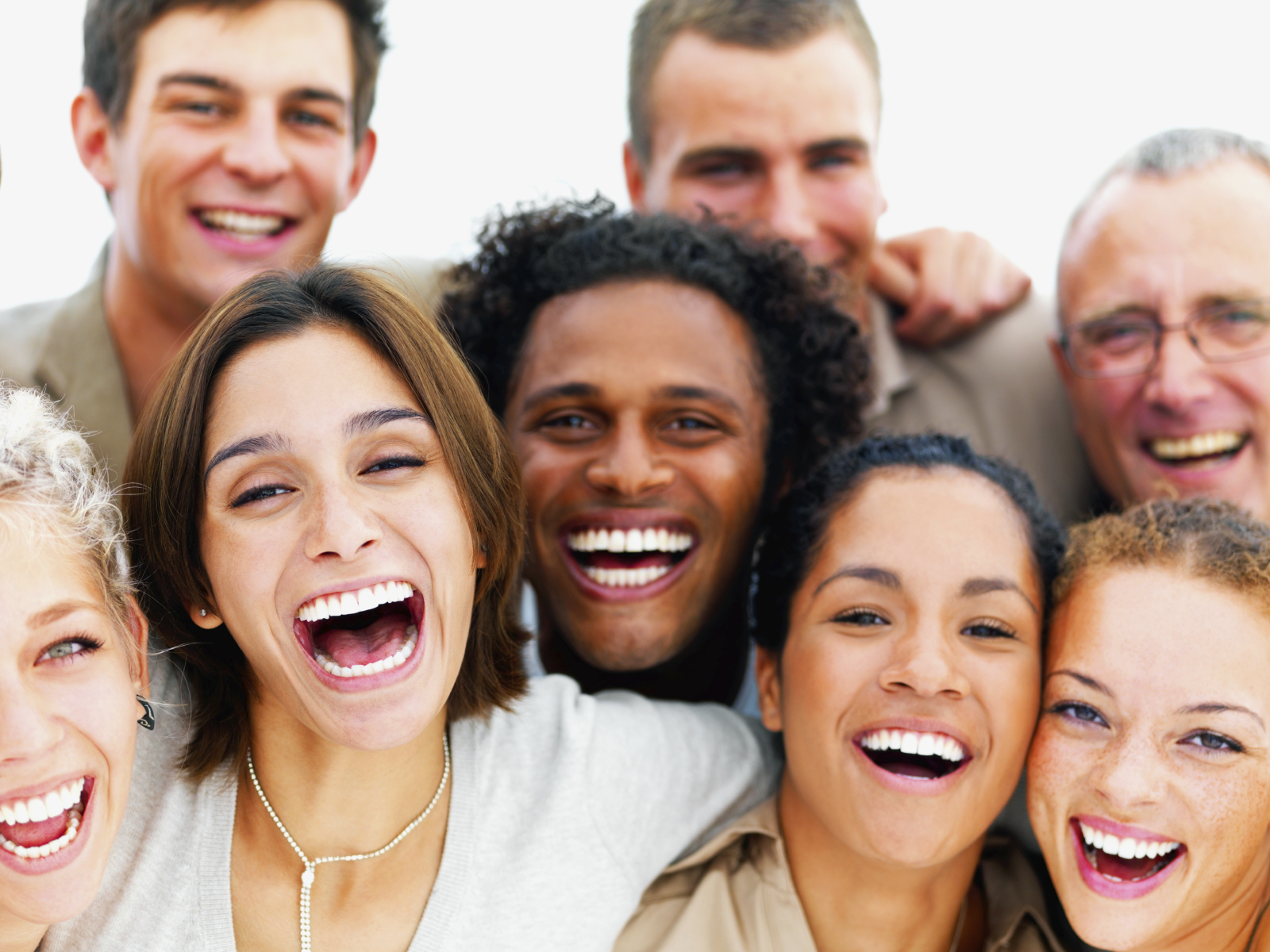 Group of People Laughing at Someone