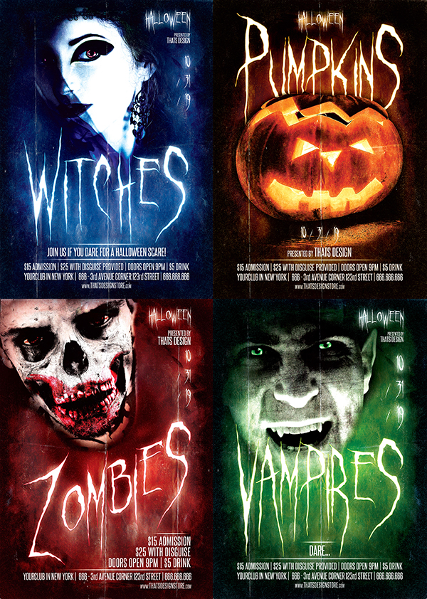 Halloween Flyer Templates 2015