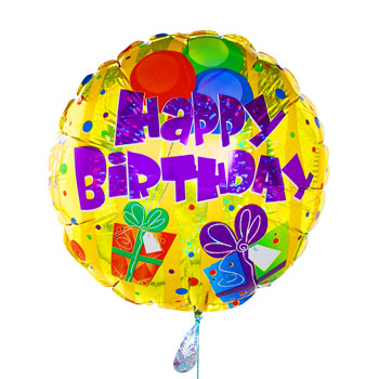 Happy Birthday Balloons Clip Art