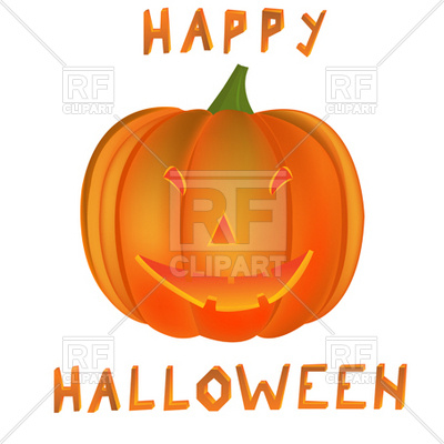 Happy Halloween Pumpkin Clip Art