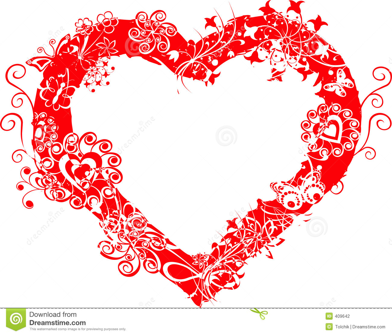 Heart Vector Frame