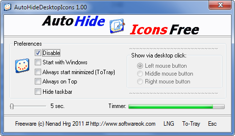 Hide Icons On Desktop Windows 1.0 Hide Icons On Desktop Windows 1.0