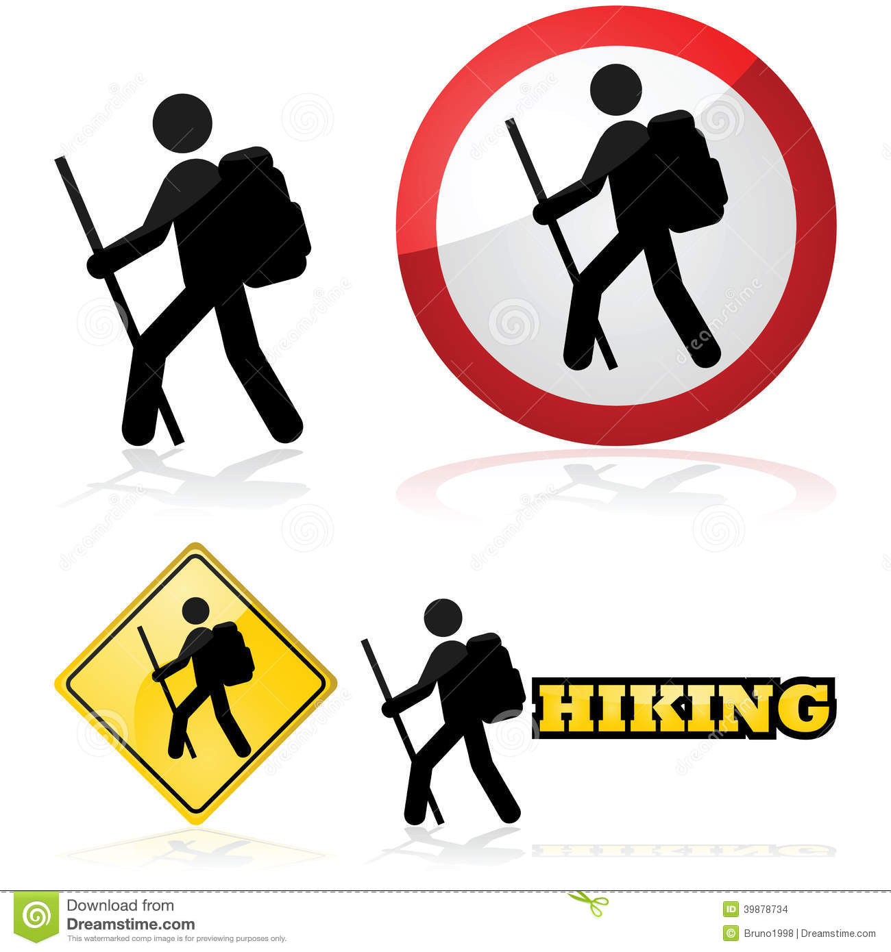 Hiking Backpack Icon