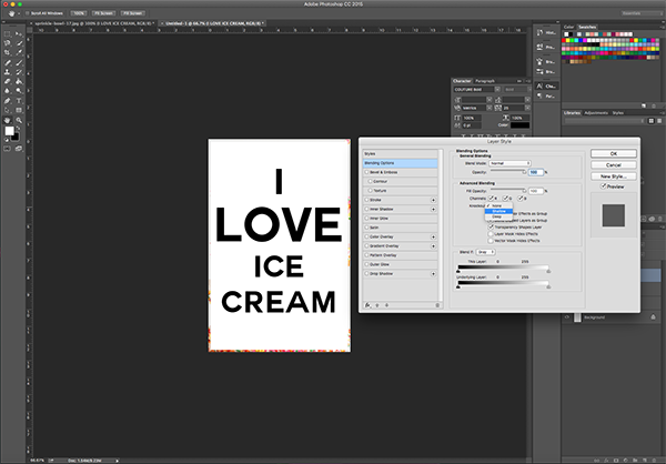 How to Make Text Transparent in Photoshop