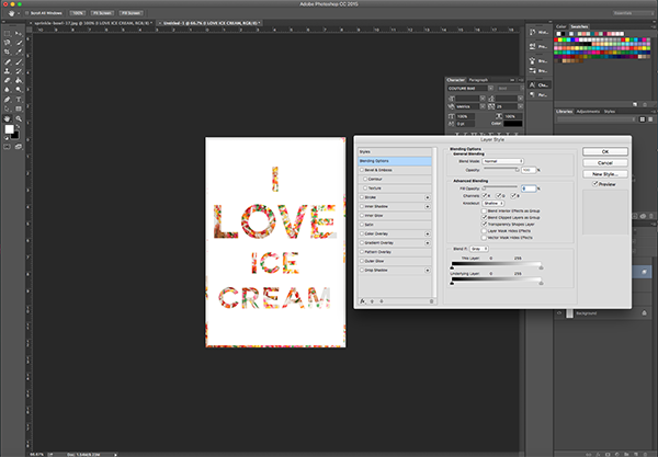 How to Make Text Transparent in Photoshop