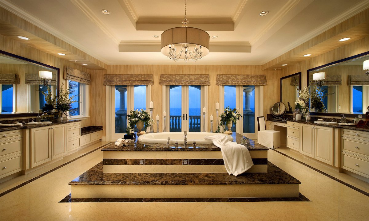 Huge Luxury Master Bathrooms