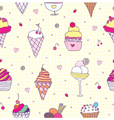 Ice Cream Pattern Ice Cream Pattern
