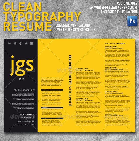 InDesign Resume Template InDesign Resume Template