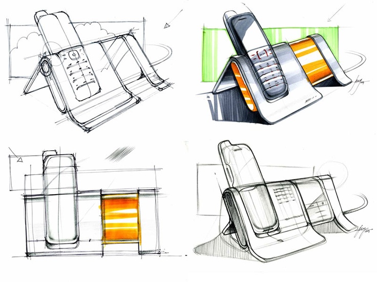 Industrial Product Design Sketch