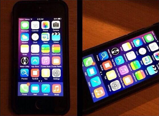 iPhone iOS 8 Home Screen