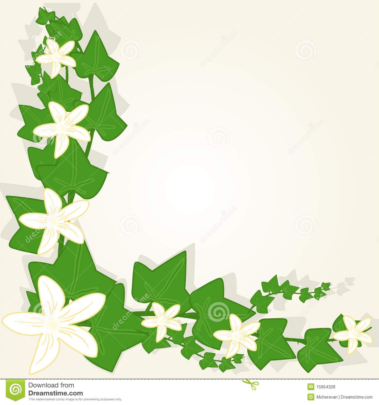 Ivy Leaf Border Clip Art