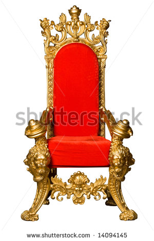 King On Throne Clip Art
