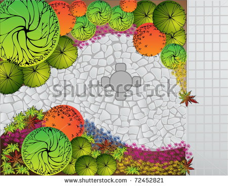 Landscape Plan Symbols Vector