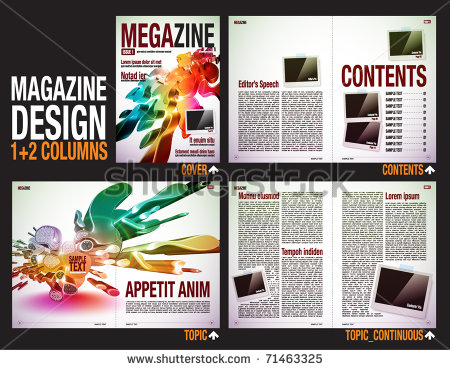 Layout Magazine Design Template