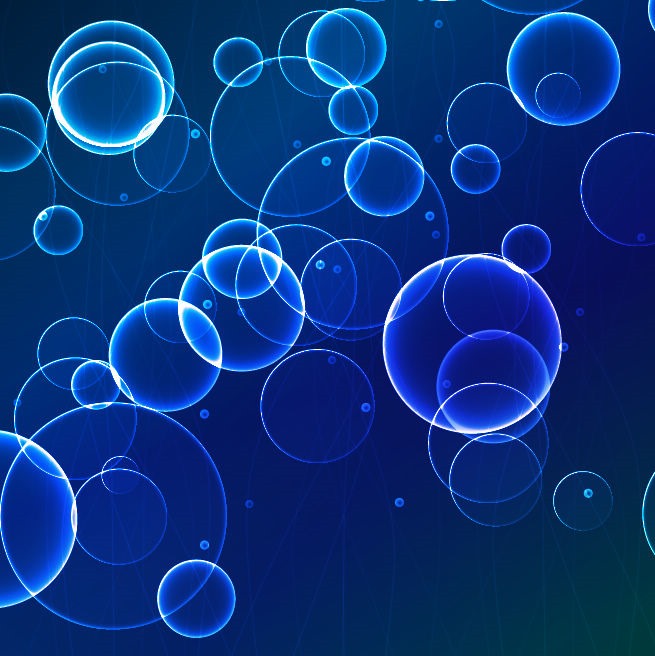 Light Blue Bubbles