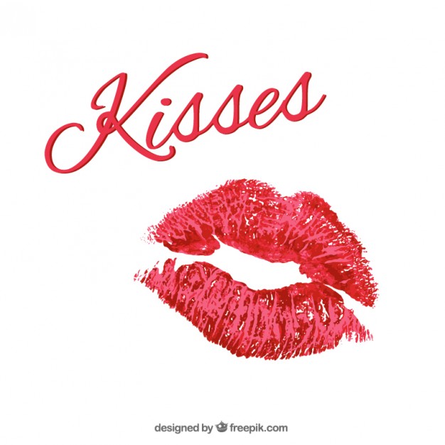 Lipstick Kiss Vector
