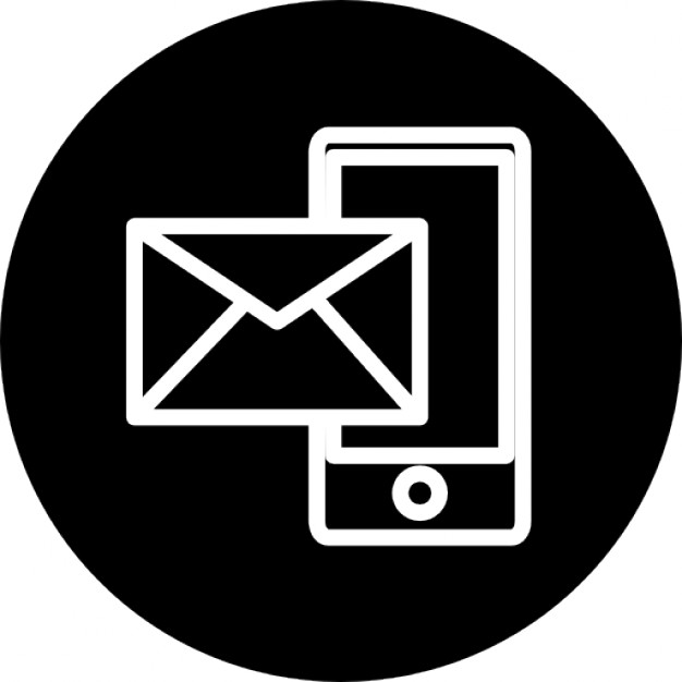 Mail Circle Icon Free